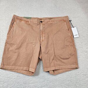 Goodfellow & Co Shorts Linden Men 42 Orange Rust 9” Inseam Flat Front Boat Chino